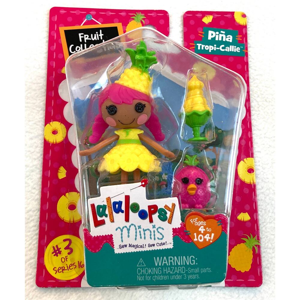 Lalaloopsy Mini Pina Tropi-Callie NWT Pineapple Fruit